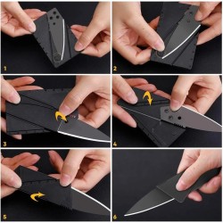 Folding Portable Credit Card Pocket Knife