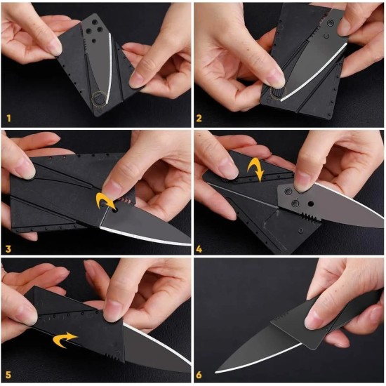 Folding Portable Credit Card Pocket Knife Folding Portable Credit Card Pocket Knife